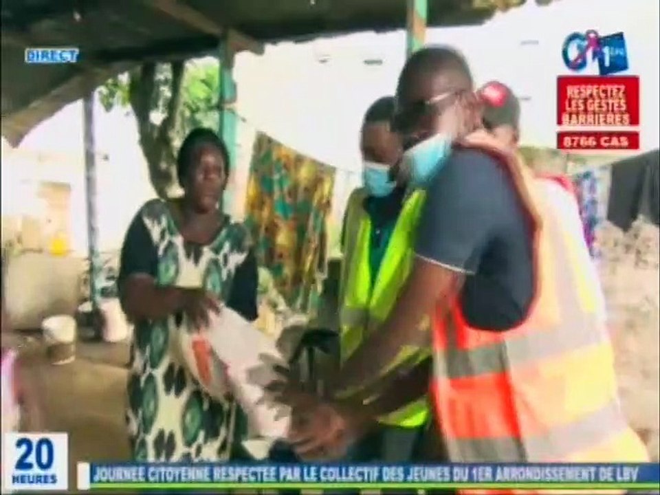 RTG - Célébration de la journée citoyenne par le collectif des jeunes du 1er arrondissement de Libreville