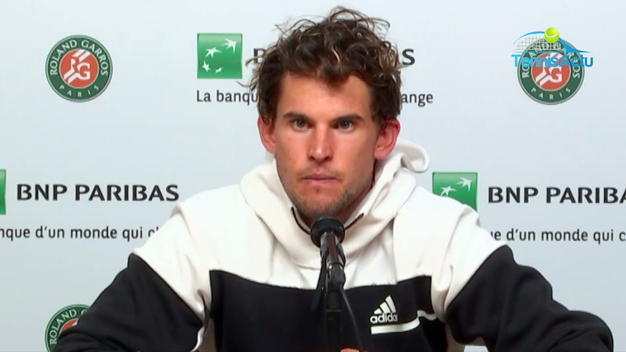 Roland-Garros 2020 - Dominic Thiem : "Hugo Gaston a joué un match fabuleux. Cela fait très longtemps que je n'ai pas vu quelqu'un qui joue aussi bien ses amorties