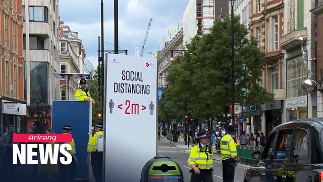 UK reports record number of single-day COVID-19 infections with nearly 13,000 new cases on Sat.