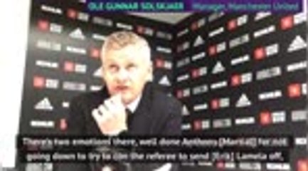 Solskjaer livid over Martial red card - Mourinho thinks there could have been two more