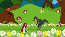 หนูน้อยหมวกแดง - การ์ตูน - นิทานก่อนนอน