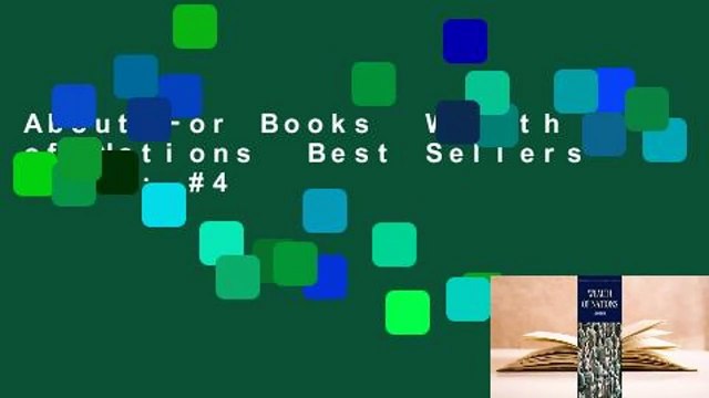 About For Books Wealth of Nations Best Sellers Rank : #4