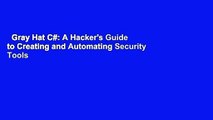 Gray Hat C#: A Hacker's Guide to Creating and Automating Security Tools  Pour Kindle