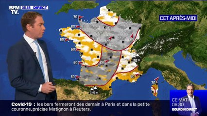 Un temps instable au nord et du soleil au sud ce lundi