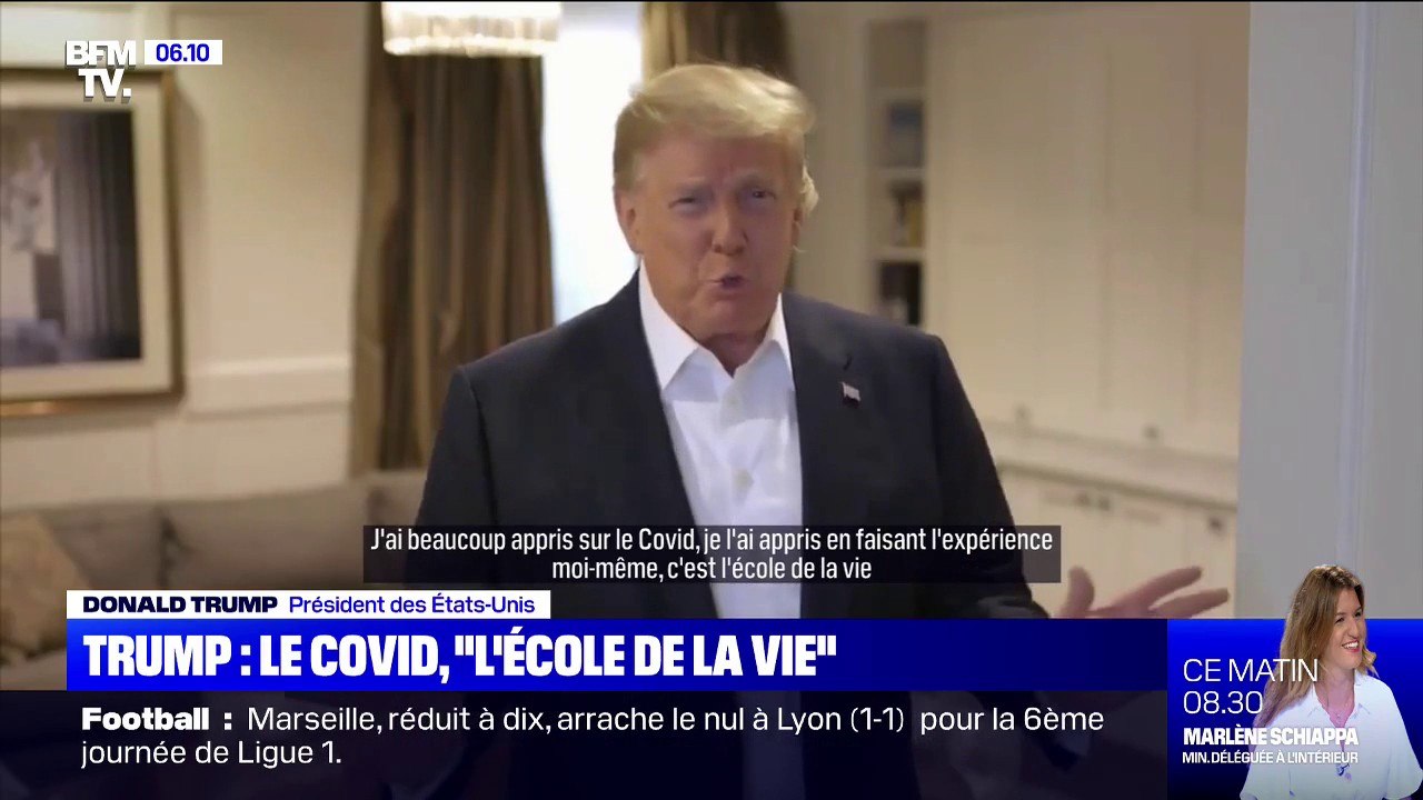 "J'ai beaucoup appris sur le covid": Confusion autour de l'état de santé de Donald Trump
