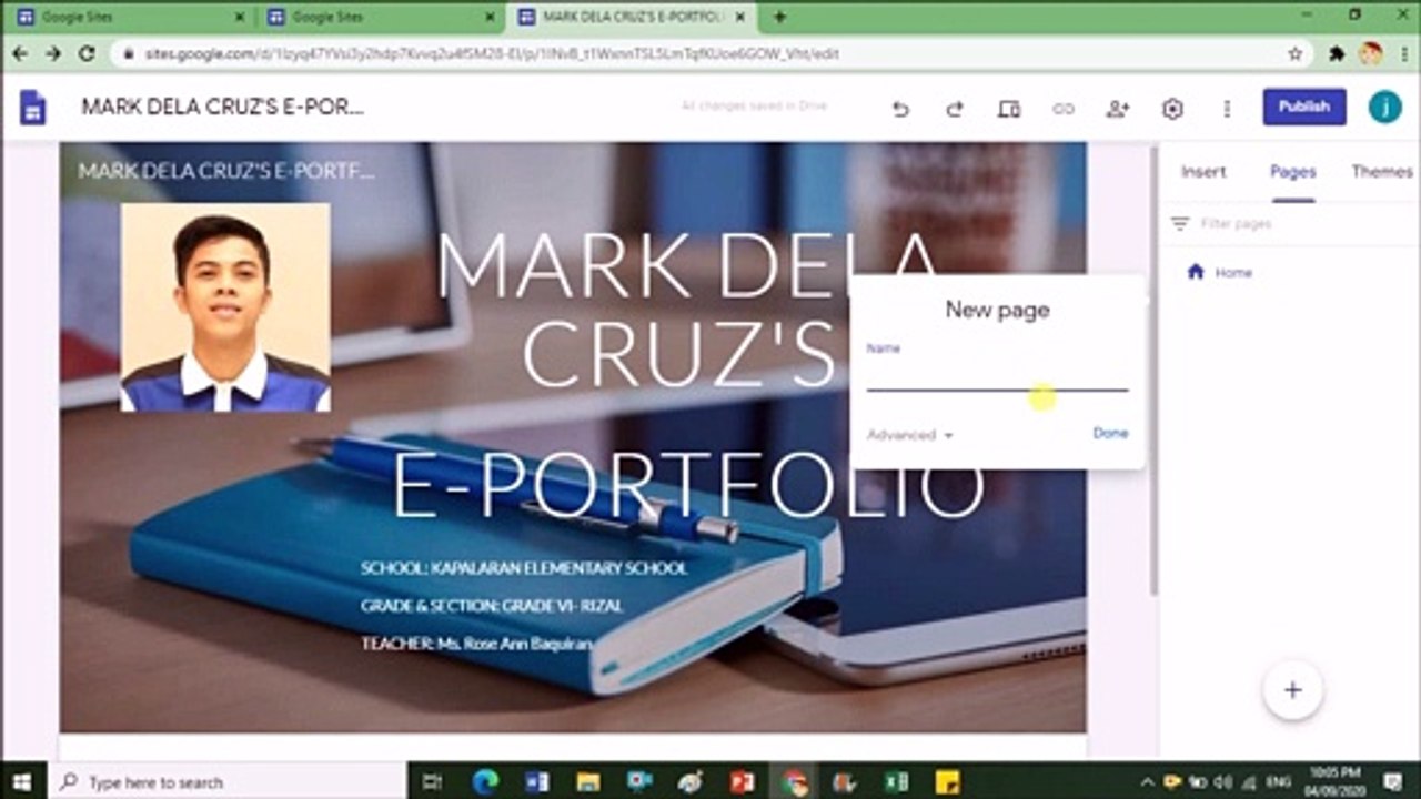 Gabay ng Mag-aaral sa Paggawa ng E-Portfolio ( 1080 X 1920 )