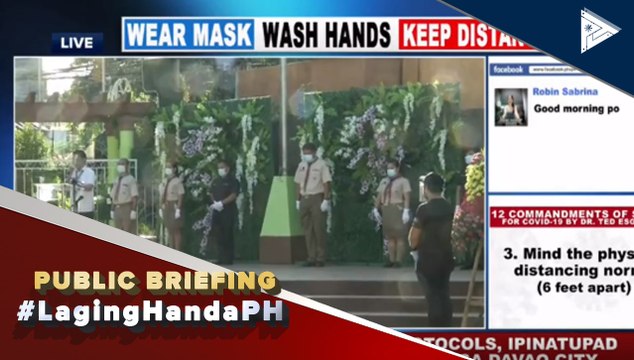 #LagingHanda | Mahigpit na health protocols, ipinatupad sa pagbubukas ng klase sa Davao City