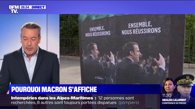 Ensemble, nous réussirons : Des affiches sauvages de LaRem sur les murs de Paris ?