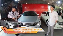 รถเก๋ง มือสอง Toyota Camry ไมล์ 5 หมื่นโล ปี 2016 NEW TEANA 2.5 XV ซันรูฟ ไมเนอร์เชนจ์ ไฟใหม่ ผ่อน 14,000.-