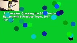 Full version  Cracking the SAT Premium Edition with 6 Practice Tests, 2017  Review