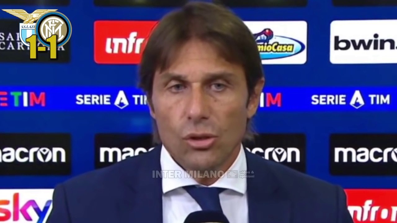 LAZIO-INTER 1-1 * LE DICHIARAZIONI  DI ANTONIO CONTE POST-MATCH.