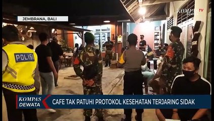 Download Video: Cafe Tak Patuhi Protokol Kesehatan Terjaring Sidak