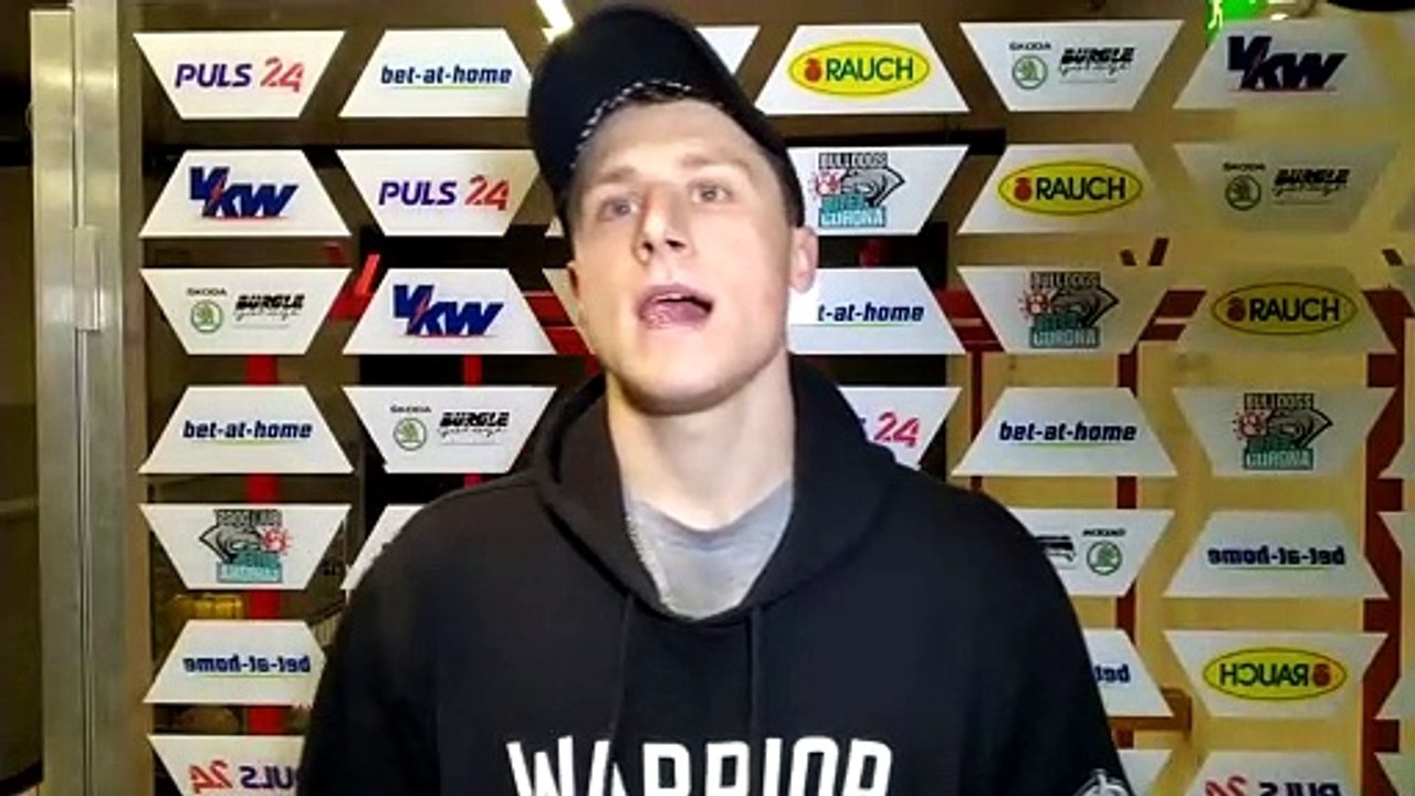 4.Runde: Sam Antonitsch (DEC) mit Statement nach dem Spiel gegen Bozen