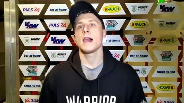 4.Runde: Sam Antonitsch (DEC) mit Statement nach dem Spiel gegen Bozen