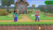Super Smash Bros. Ultimate - Steve et Alex en action (Minecraft)
