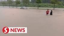 Flash floods hit low-lying areas in Kota Kinabalu