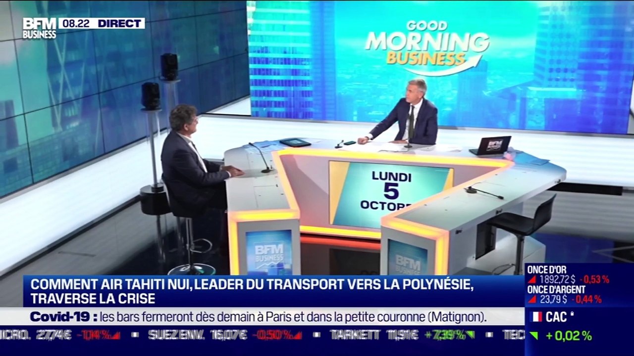 Michel Monvoisin (Air Tahiti Nui) : Comment Air Tahiti Nui, leader du transport vers la Polynésie, traverse-t-il la crise ? - 05/10