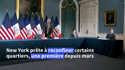 Covid: New York prête à reconfiner certains quartiers, une première depuis mars