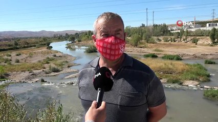 Türkiye'nin en uzun nehrinde su seviyesi düştü