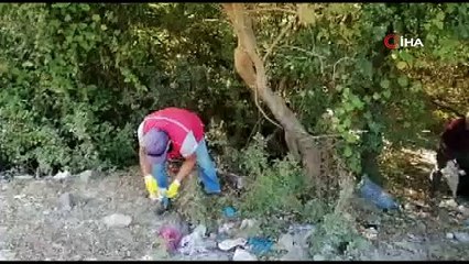 Tonlarca çöple Trakya şiveli tepki: “Atma beya”