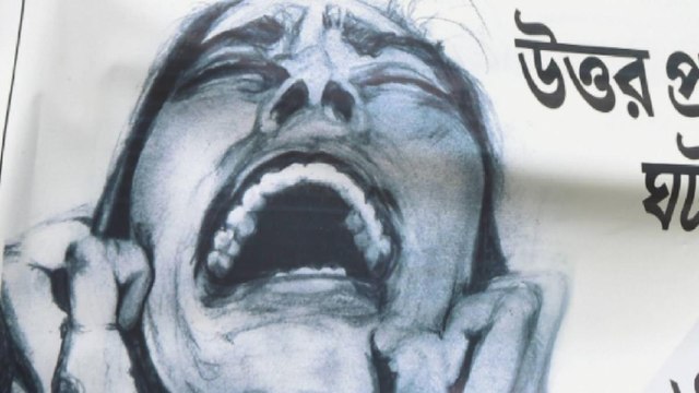 Rajasthan rape case: BJP stages protest against Gehlot govt