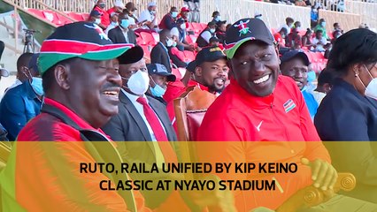 Ruto, Raila unified by Kip Keino Classic at Nyayo Stadium