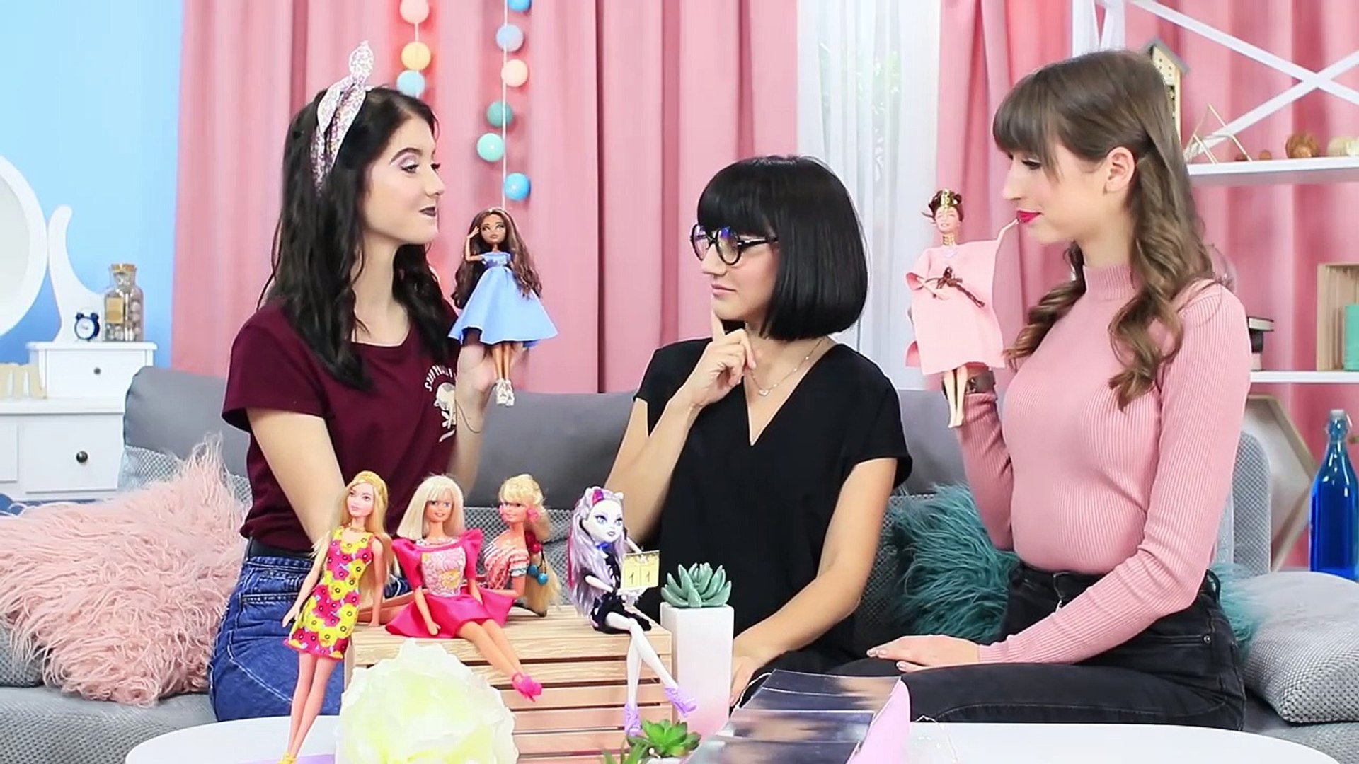 Clever Barbie Hacks vs Monster High Hacks Challenge! 16 Dolls Hacks And  Crafts - video Dailymotion