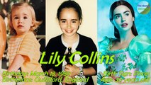 Lily Collins transformation From 1 to 30 Years old