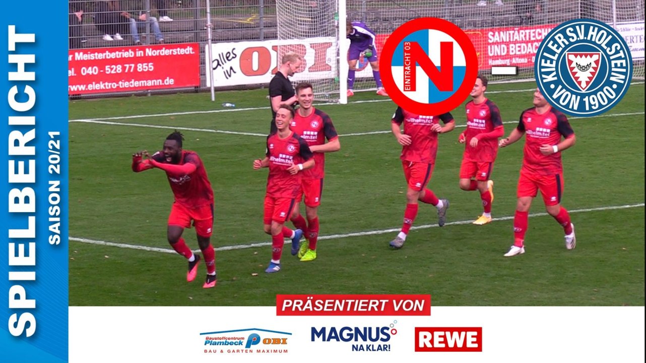 25m-Traumtor bei Offensiv-Gala | FC Eintracht Norderstedt - Holstein Kiel II (Regionalliga Nord)