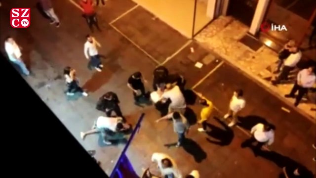 Kadıköy’de bekçiler ile vatandaşlar arasında arbede kameraya yansıdı