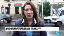 Nagorno-Karabakh conflict: Armenians, Azeris accuse each other of striking civilian areas