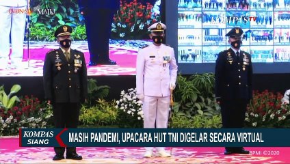 Di Tengah Pandemi, Upacara HUT ke-75 TNI Digelar Secara Virtual