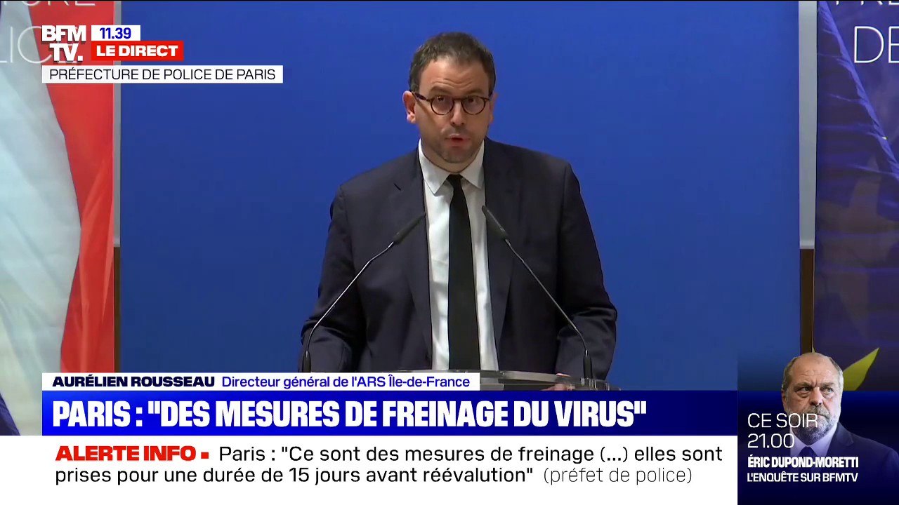 Aurélien Rousseau, Directeur général de l'ARS Île-de-France: "Le taux d'occupation des lits en réanimation par des patients covid a franchi hier le taux de 36%" à Paris et en petite couronne"