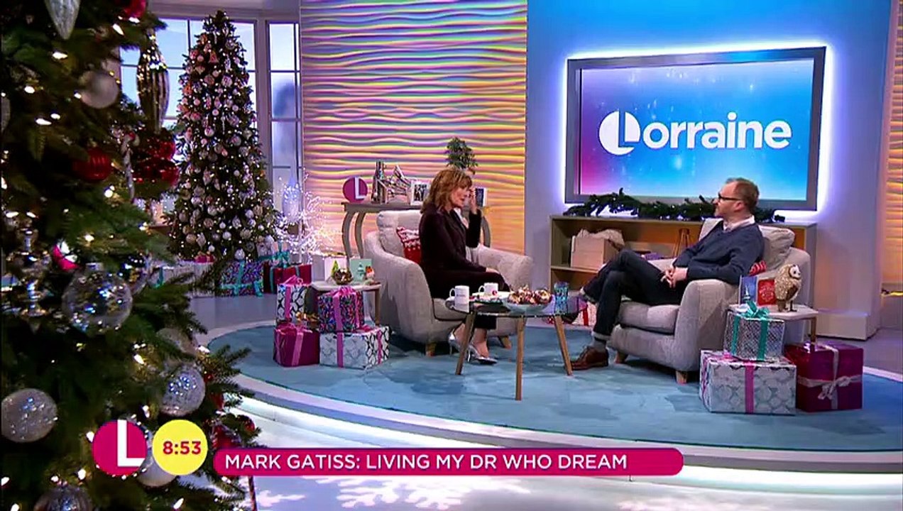 Mark Gatiss on Lorraine, 15-12-2017