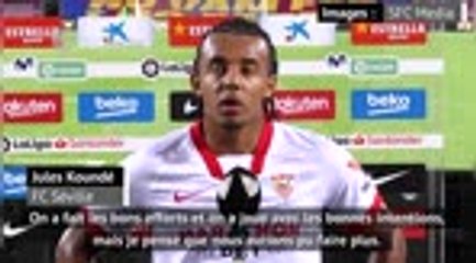 5e j - Koundé : ''Nous aurions pu faire plus pour gagner ce match"