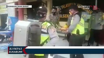 Polsek Nagrak Berikan Kejutan Di Hut TNI