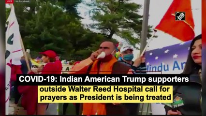 Indian American Trump supporters call for prayers as he recovers