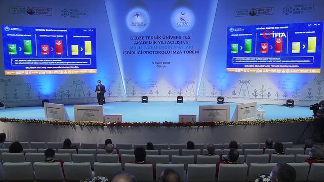 Tarım Bakanı Pakdemirli, Gebze Teknik Üniversitesi’nin Akademik Yılı açılışı ve Akıllı Tarım Uygulamaları İşbirliği Protokolü imza törenine katıldı