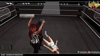 Queen Ginarose vs Jaxi Velineaux • DCWF FULL TILT (10.4.2020) SECOND LIFE WRESTLING