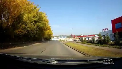 Concrete Mixer Slams into Power Pole