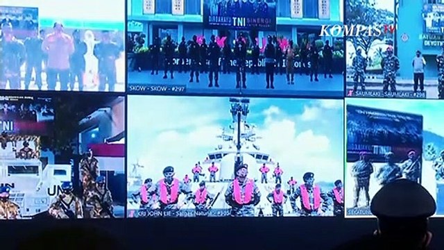 Satgaspam Pulau Sekatung Sampaikan Laporan Kepada Presiden Joko Widodo