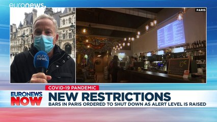 COVID-19: Paris to shut all bars as city's alert is raised to maximum