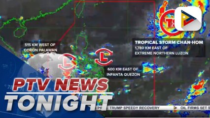 PTVINFOWEATHER: PAGASA monitors 2 LPAs, tropical storm 'Chan-Hom'
