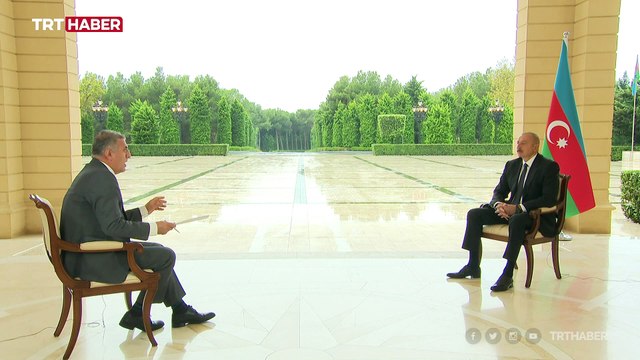 Azerbaycan Cumhurbaşkanı Aliyev TRT Haber'e konuştu