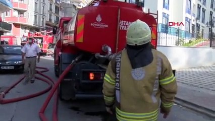 İstanbul'da 15 katlı binada yangın paniği