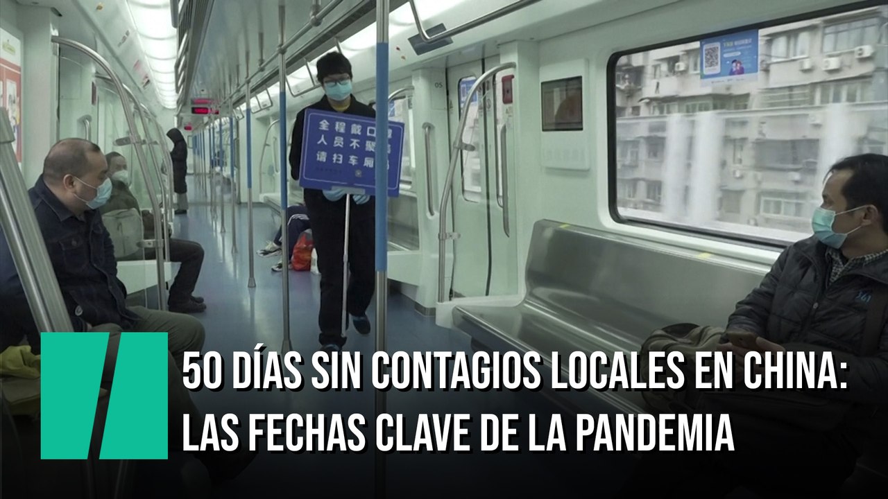 50 días sin contagios locales en China: Las fechas clave de la evolución de la pandemia