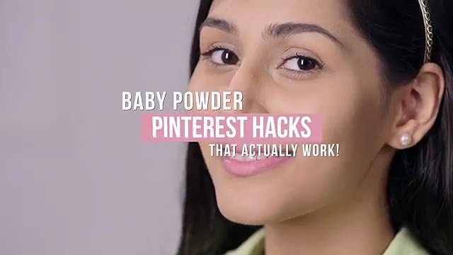 BABY POWDER, Beauty Hacks, That Actually Work, - Tested by Heli Vyas, Pinterest Hacks