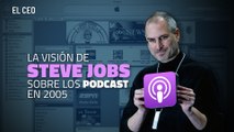 La visión de Steve Jobs sobre los podcast en 2005