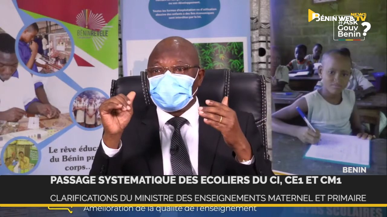 Passage systématique des écoliers du CI, CE1 ET CM1: clarifications du ministre des enseignements maternel et primaire