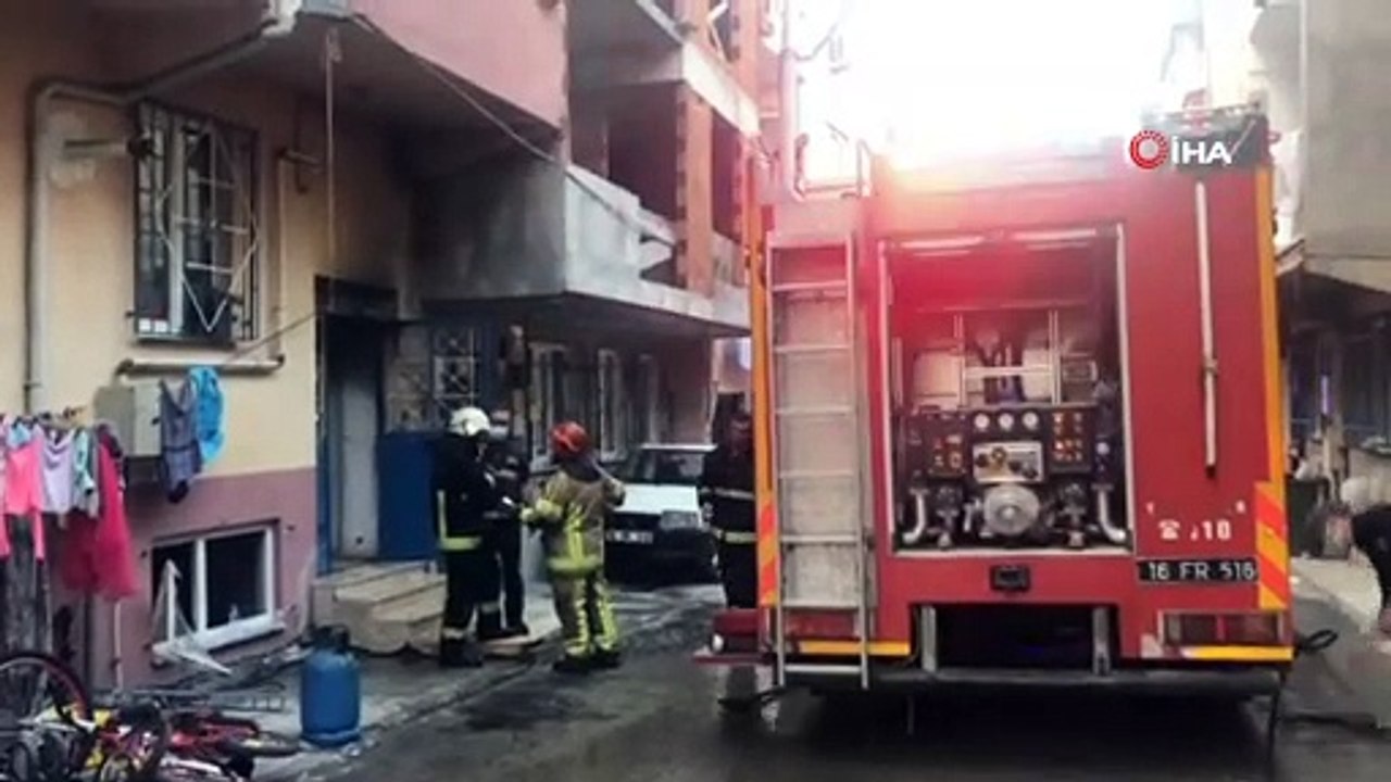 Bursa'da korkutan yangın